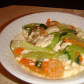 ダチュラ's cooksnap of when they made 青梗菜と海老のフワフワ豆腐あんかけ.