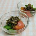 umemodoki's cooksnap of when they made トマトとキュウリのめかぶサラダ☆.