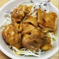 churu's cooksnap of when they made 鶏肉のマヨポン丼.