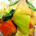 バニラchan's cooksnap of when they made 鮭と厚揚げの辛子みそ炒め。.