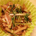 mrmrmrmrmr's cooksnap of when they made 大根の皮と豆苗のキンピラ風♡.