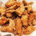 MI★monkey's cooksnap of when they made 簡単☆ささみのうまうま唐揚げ.