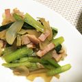 ＊Myi＊'s cooksnap of when they made ほうれん草とベーコンのレモン醤油炒め♪.