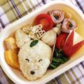 aspire23's cooksnap of when they made キツネくんおにぎり＊キャラ弁.
