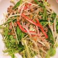 めぇ♥'s cooksnap of when they made もやしと水菜のシャキシャキサラダ.