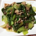 maaaaami25's cooksnap of when they made チンゲン菜と豚肉にのピリ辛炒め.