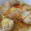 まかてぃん's cooksnap of when they made 簡単☆我が家の白菜肉団子スープ.