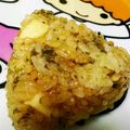 s2meisaes2's cooksnap of when they made やきそばチーズのおにぎり❤.