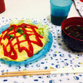 じゃがびぉ's cooksnap of when they made ジャガイモと挽き肉の和風オムライス❤.