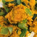 ばーこ４３'s cooksnap of when they made 簡単 小松菜とカボチャのサラダ(^^)♪.