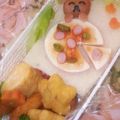 GolfLove's cooksnap of when they made キャラ弁おかず　ハムとチーズでピザデコ！.
