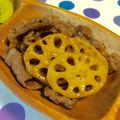 にきけん's cooksnap of when they made すき焼きレンコン.