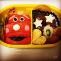 クックWE0S45☆'s cooksnap of when they made チャギントン＊ウィルソン弁当.