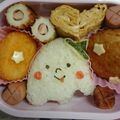 tttumugi's cooksnap of when they made キャラ弁☆簡単ゴースト☆ハロウィン.