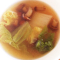 mint.'s cooksnap of when they made 簡単！白菜と なめこの 中華スープ.