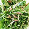 桜＊303's cooksnap of when they made 水菜とツナのサラダ.