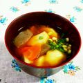 SP♪'s cooksnap of when they made ちょっぴりトロ～リ★里芋のおみそ汁.
