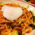 ☆rinarin☆'s cooksnap of when they made きのこたちのミートクリーム・スパゲッティ.