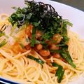 yoh2709's cooksnap of when they made 納豆おろしパスタ.