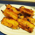 sanorock's cooksnap of when they made みょうがと豚コマのお揚げ巻き.