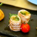 ruruchirin's cooksnap of when they made 水菜の豚巻き 柚子胡椒ポン酢.