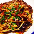ricotanmam's cooksnap of when they made 節約！簡単！ 肉汁 豆腐ハンバーグ.