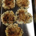 ☃アイリス☃'s cooksnap of when they made ♫お茶漬けの素で焼きおにぎりせんべい♫.