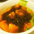 sanorock's cooksnap of when they made ほっと！レタスとトマトのもずくかけ.