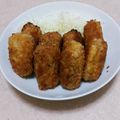 naaaasan☆'s cooksnap of when they made ☆キャベツ入り　メンチカツ☆.