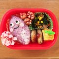 ビビまま's cooksnap of when they made キャラ弁に◎さつま芋君と焼き芋ちゃん◎.