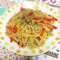 megu0217's cooksnap of when they made 彼の超お気に入り♡めんつゆスパゲティ.