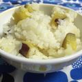 Ah〜lucky's cooksnap of when they made ほっくり♪さつまいもご飯(*^^*).
