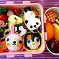ぴっこんぼーや's cooksnap of when they made キャラ弁♡動物おにぎり♬行楽・運動会に♡.
