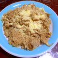 たかちゃき✡'s cooksnap of when they made 舞茸のスパイシーチーズ炒飯.