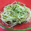 ありすタソ's cooksnap of when they made 《簡単》★豆苗のナムル★ささっと５分.