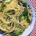 クックZOC4N6☆'s cooksnap of when they made 中華風♡キノコとネギのパスタ.
