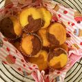 magnolily's cooksnap of when they made かぼちゃとココアのマーブル？マフィン.