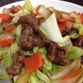 ドレン's cooksnap of when they made キャベツと野菜の牛肉炒め.