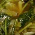 3426's cooksnap of when they made 新コンビの調味料!小松菜新玉とろ～スープ.