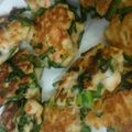 KIWAt's cooksnap of when they made えびニラはんぺんバーグ♪レモン醤油で♡.