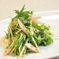 momosukekan's cooksnap of when they made 水菜の味噌ゴマドレサラダ.