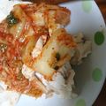 ニャン太３８'s cooksnap of when they made 超カンタン♪鶏胸肉のさっぱりキムチ.