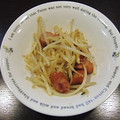 Ｐ子ママ's cooksnap of when they made もやしとウィンナーの炒めもの.