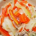 hocho's cooksnap of when they made 豚肉の野菜蒸し鍋.