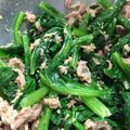クック07L0RQ☆'s cooksnap of when they made カブの茎で、一品！シーチキン和え☆.