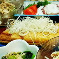 ロックオン♪'s cooksnap of when they made 栃尾の油揚げでねぎ味噌挟み焼き.