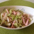 fukuchan5's cooksnap of when they made 白菜とお魚ソーセージのサラダ.