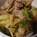 とさか31's cooksnap of when they made さつまいもと豚肉炒め.