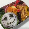 ゆりつー's cooksnap of when they made キャラ弁☆ジャック☆ハロウィンに♪.