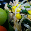 めかにか's cooksnap of when they made 5分！ほうれん草ともやしのツナコーン炒め.
